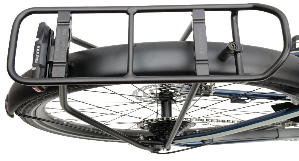 Rower elektryczny ATALA B-Tour A6.1 D20 28 cali damski Granatowo-szary - akcesoria oswietlenie bagaznik stopka dzwonek uchwyt na telefon ladowarka