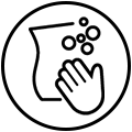 ochrona tkanin ikona