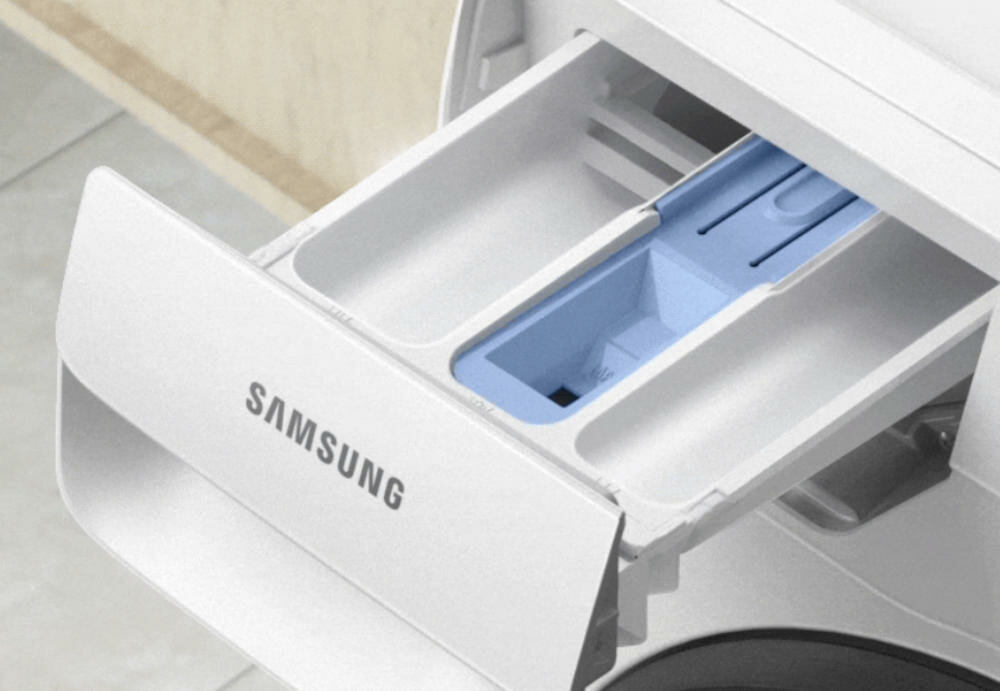 SAMSUNG-WW80T754ABH pralka szuflada stayclean higiena woda system środki piorące