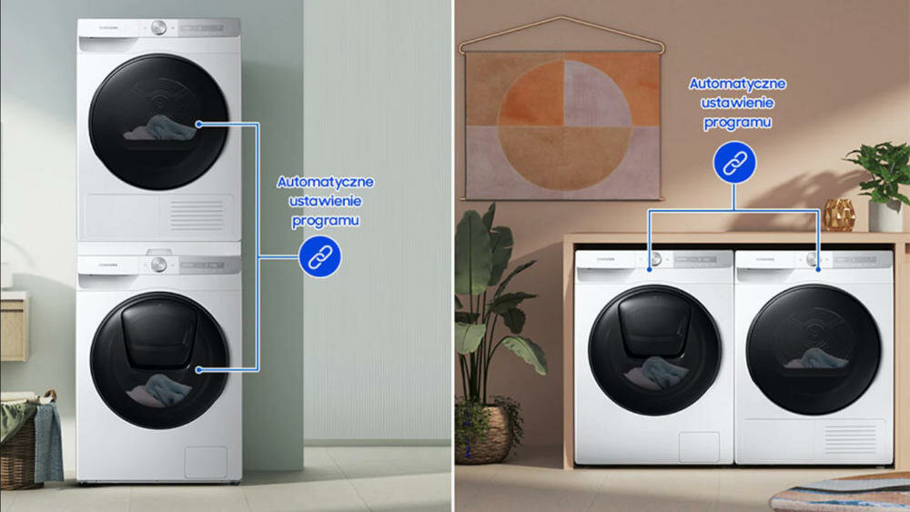 SAMSUNG-WW80T754ABH pralka ai control ustawienia pranie program