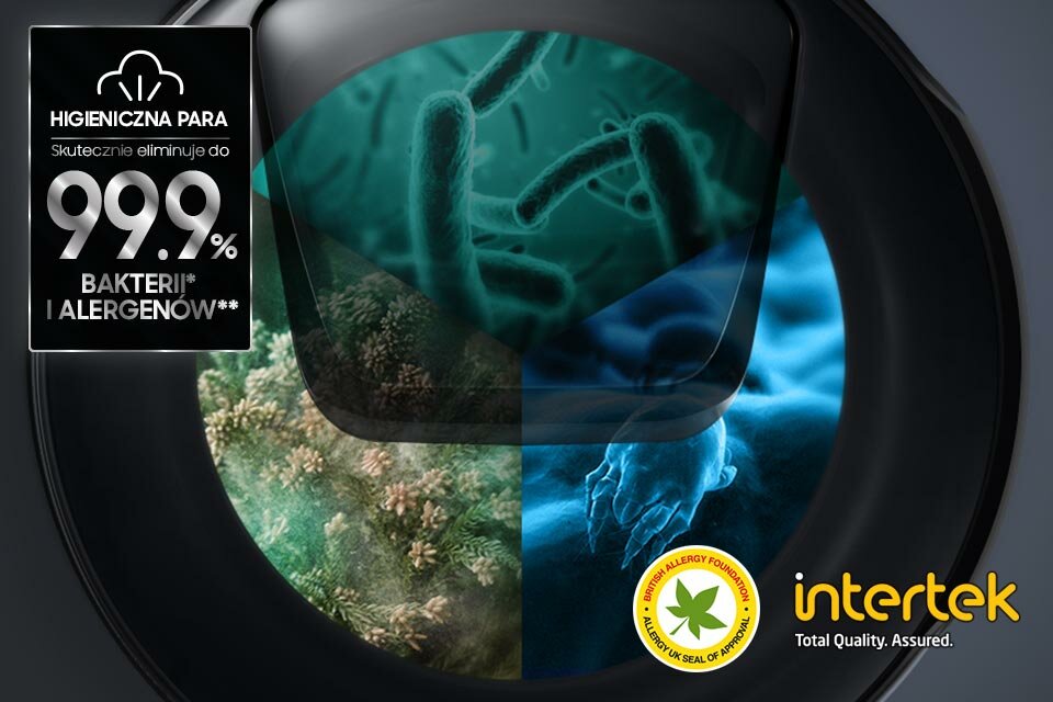 Higieniczne pranie bez bakterii i alergenów 