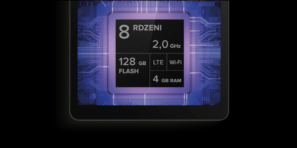 Tablet KRUGER&MATZ Eagle KM1070 10.5 4/128 GB LTE Wi-Fi Czarny procesor pamiec ram rom