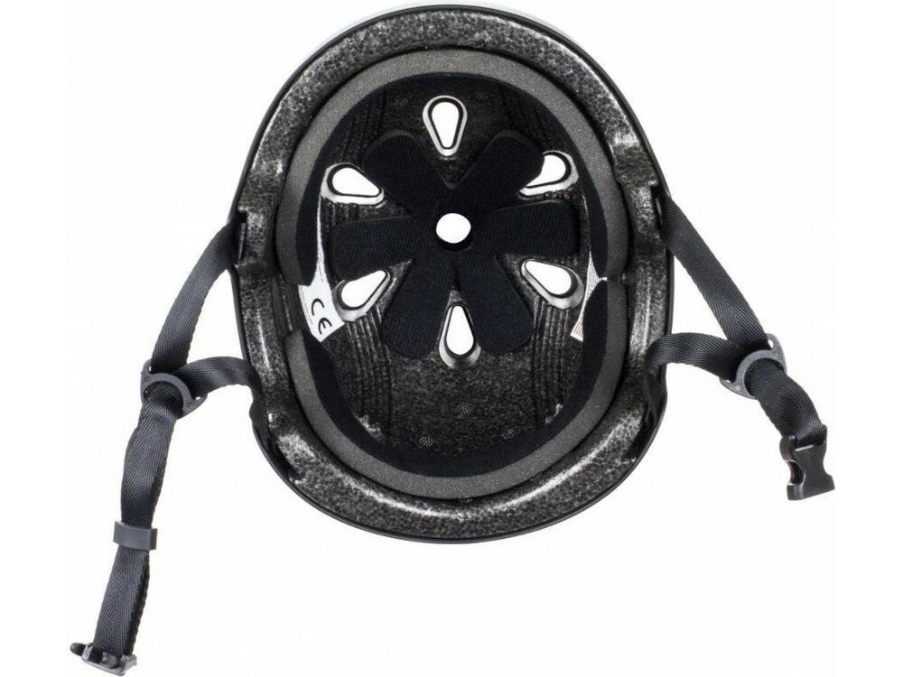 Kask SKATE ESSENTIAL S M BIAŁY podwójna ściółka dostosowuje się rozmiaru głowy bezpieczeństwo idealne dopasowanie