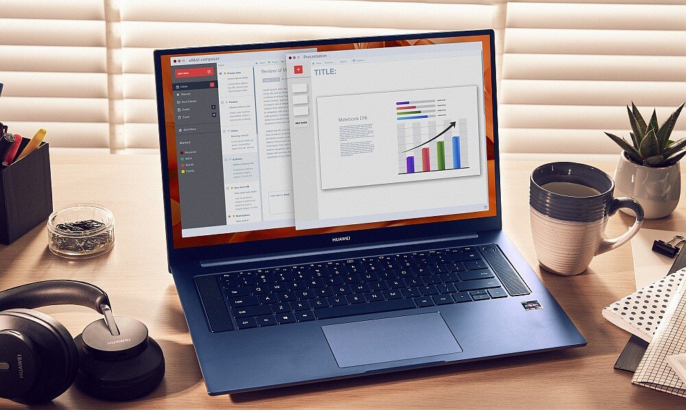 Laptop HUAWEI MateBook D16 wentylacja
