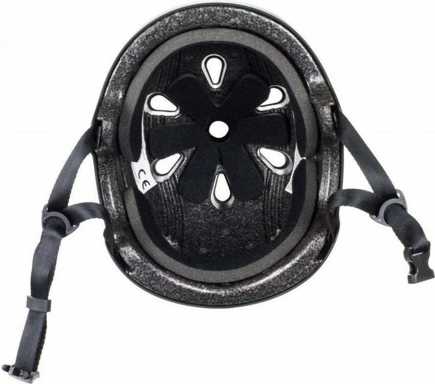 Kask SKATE ESSENTIAL S/M CZARNY MAT podwójna ściółka dostosowuje się rozmiaru głowy bezpieczeństwo idealne dopasowanie