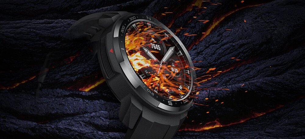 Smartwatch HONOR Watch GS Pro ekran amoled bateria trening sport tętno zdrowie spo2 smartfon aplikacja stres sen zdrowie