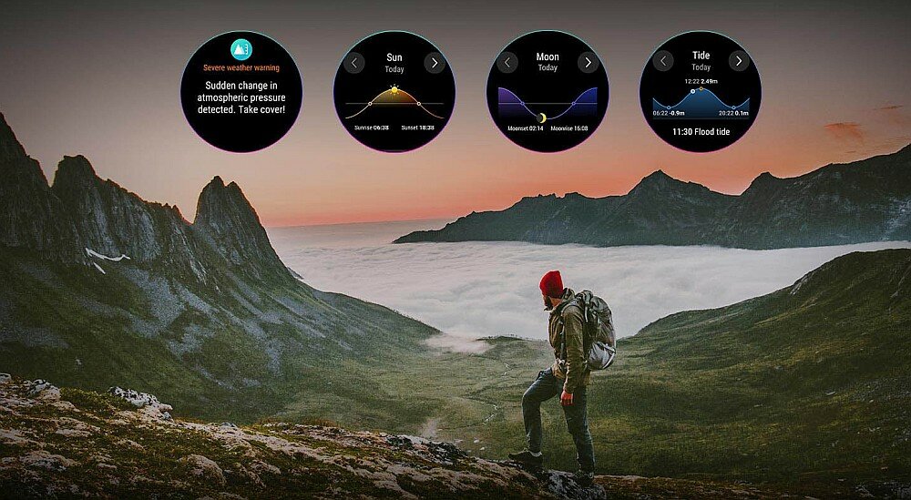 Smartwatch HONOR Watch GS Pro ekran amoled bateria trening sport tętno zdrowie spo2 smartfon aplikacja stres sen zdrowie