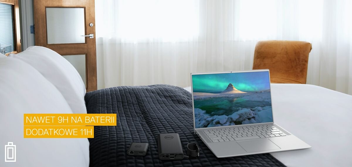 Laptop DELL Inspiron 14 7400 - Pojemna bateria