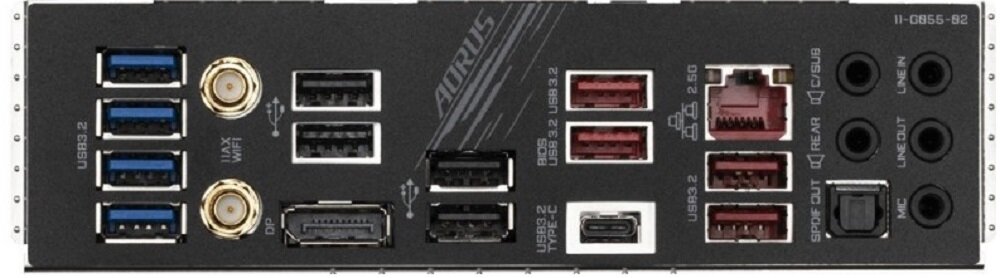 Płyta główna GIGABYTE Z590 Aorus Pro AX - zlacza usb