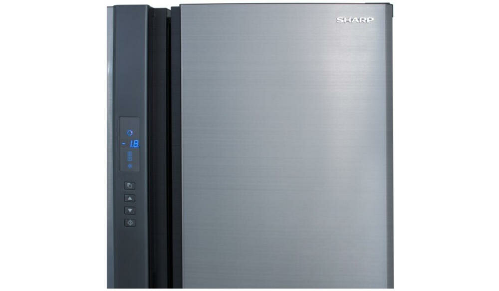SHARP-SJ-EX770F2SL lodówka alarm informowanie otwarte drzwi oszczędność energia