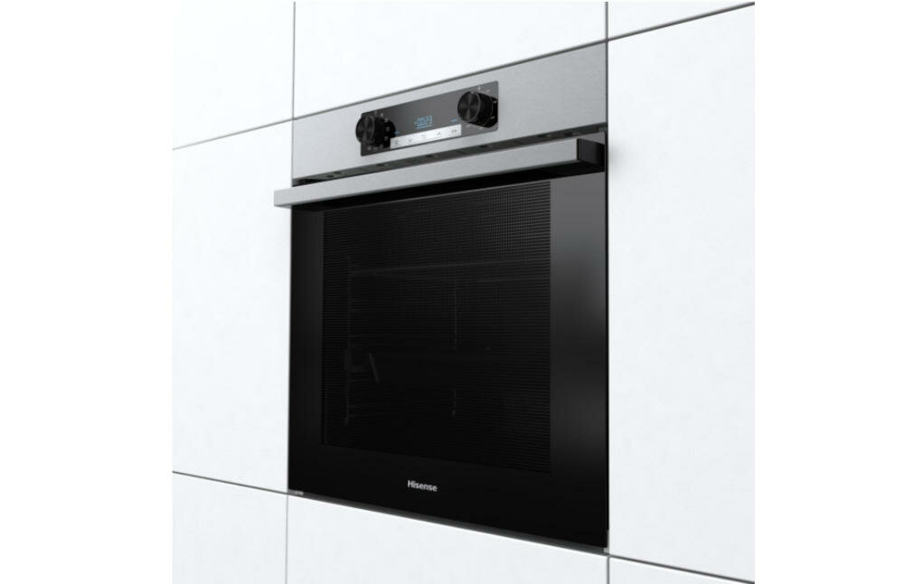 HISENSE-BSA65226AX piekarnik ergonomia pokrętła funkcje uchwyt stabilny bezpieczeństwo