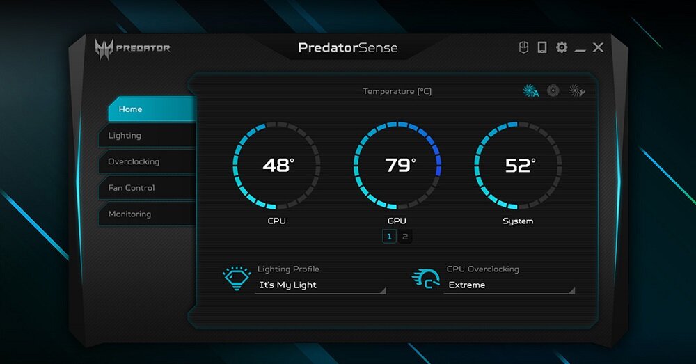 Komputer ACER Predator Orion 9000 - PredatorSense