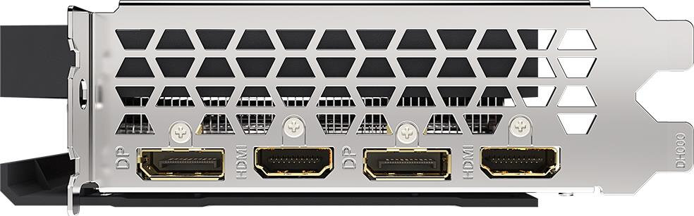 Karta graficzna GIGABYTE GeForce RTX 3060 Eagle OC 12GB - funkcjonalne złącza PCIExpress 4.0 x16 HDMI Display Port