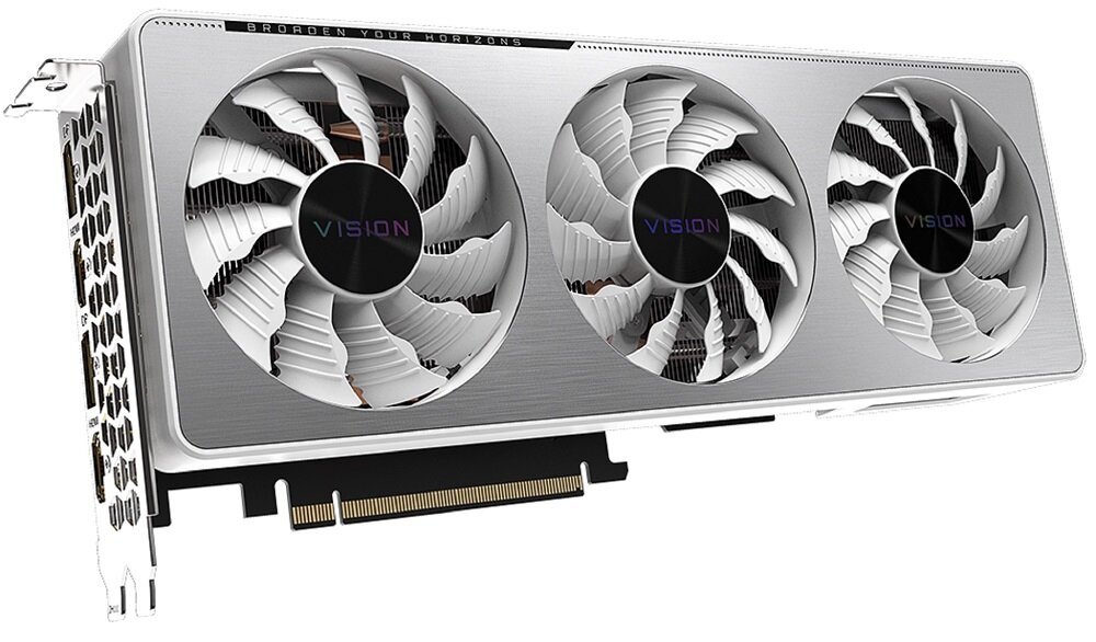 Karta graficzna GIGABYTE GeForce RTX 3060 Vision 12GB - pamięć wewnętrzna 12GB GDDR 6x szybszy przesył informacji PCIExpress 4.0 x 16