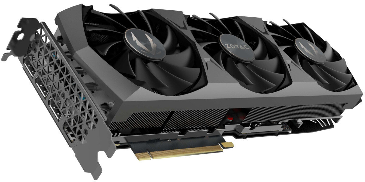 Karta graficzna ZOTAC GeForce RTX 3090 Trinity OC 24GB efektywny uklad chlodzenia