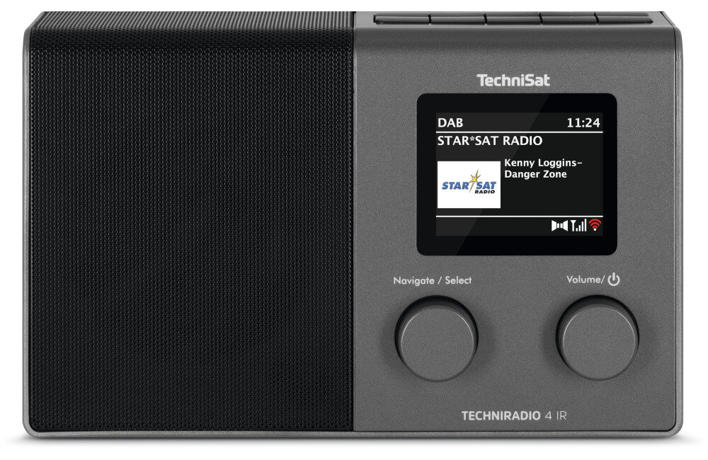 TECHNISAT TECHNIRADIO 4 IR wyświetlacz akumulator stacje przyciski pokrętła