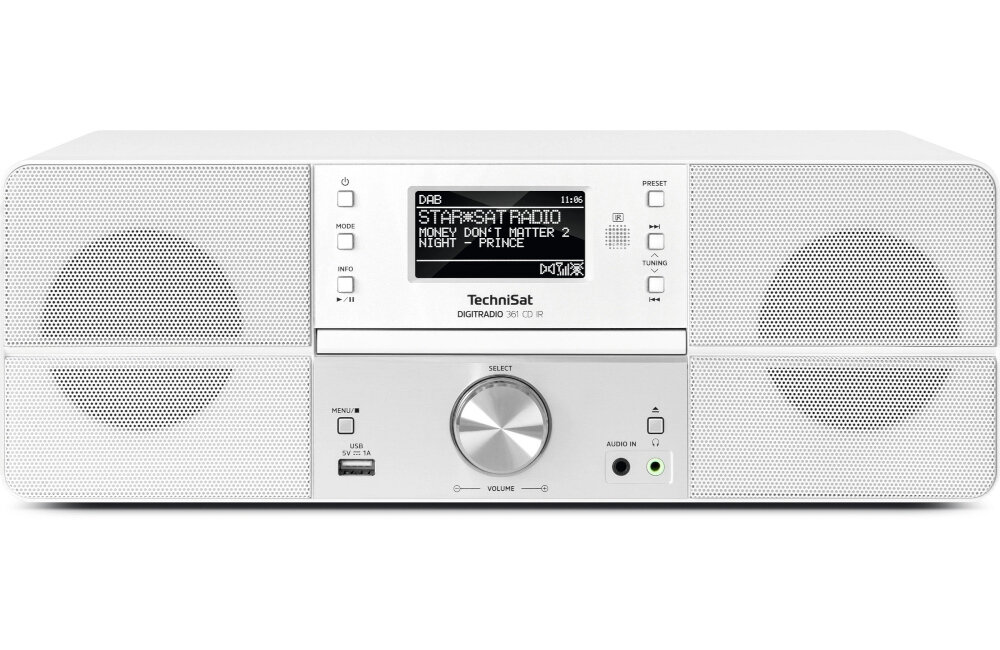 TECHNISAT DIGITRADIO 361 CD IR siec domowa LAN WLAN zapis