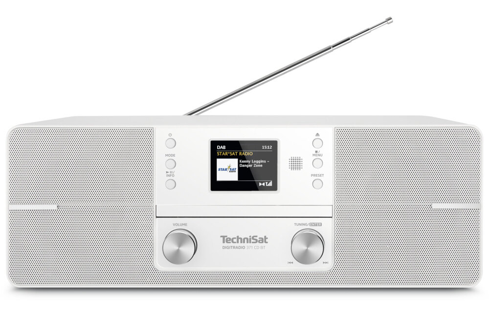 TECHNISAT DIGITRADIO 371 CD BT głośniki wyświetlacz jakość zapisywanie przyciski pokrętła