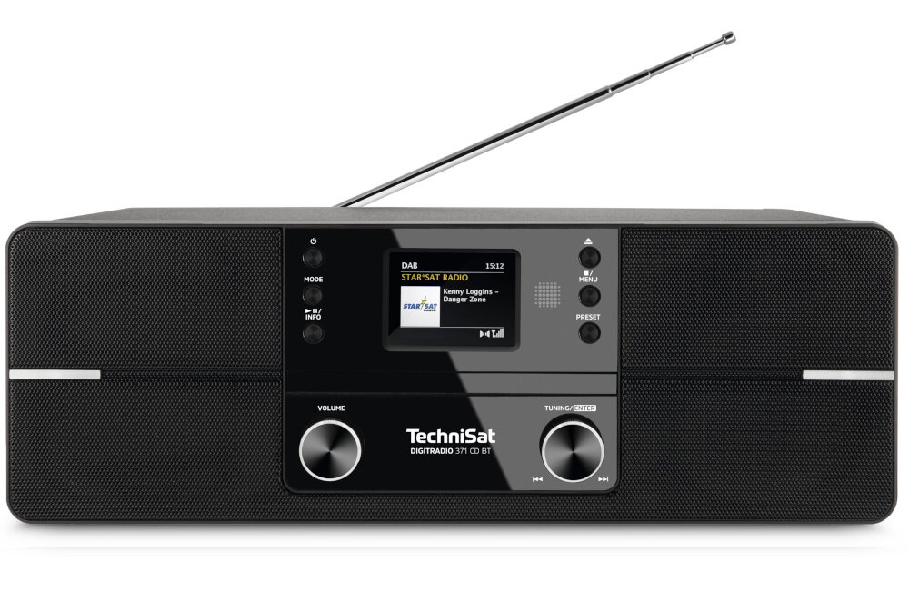 TECHNISAT DIGITRADIO 371 CD BT głośniki wyświetlacz jakość zapisywanie przyciski pokrętła