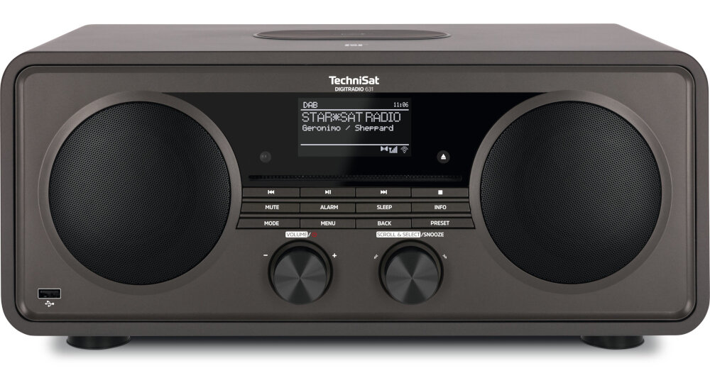 WIEŻA TECHNISAT DIGITRADIO 631 wyświetlacz użytkowanie pokrętła przyciski pilot