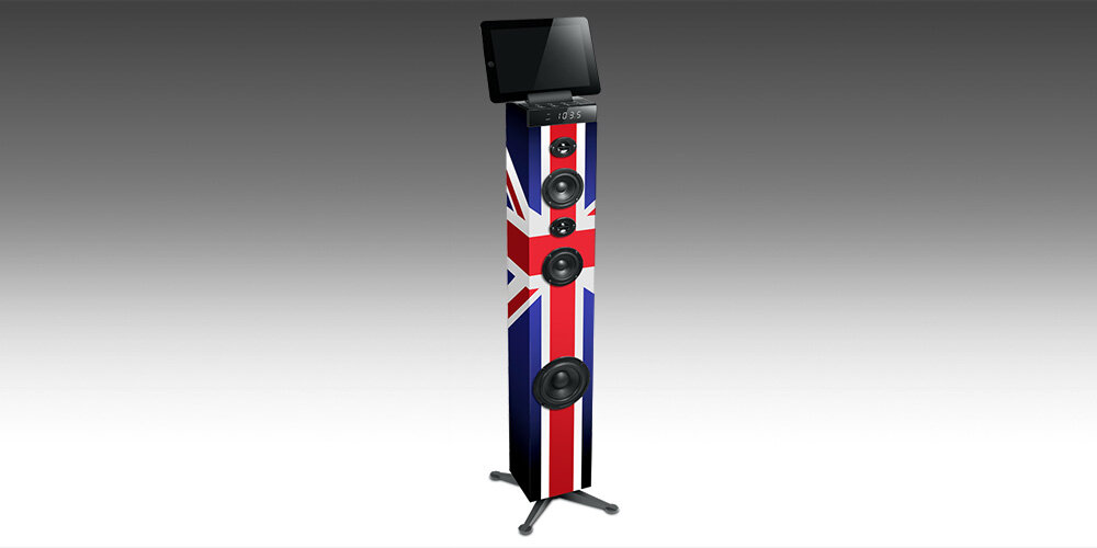 Power audio MUSE M-1280 BTK wygląd wykończenie muzyka
