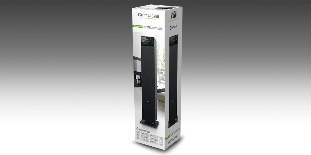Power audio MUSE M-1350 BTC wymiary