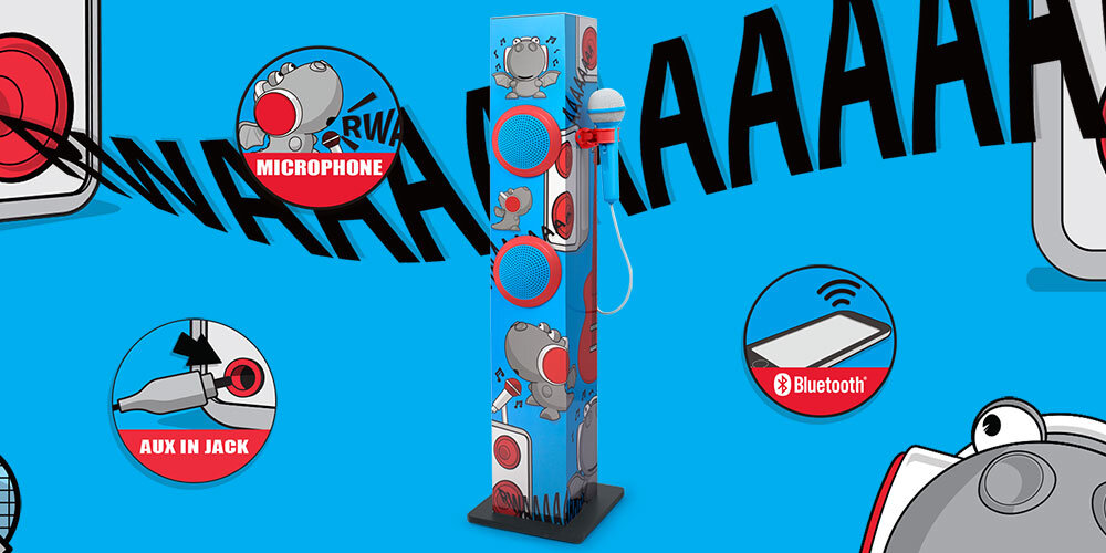 Power audio MUSE M-1020 KDB wygląd konstrukcja design