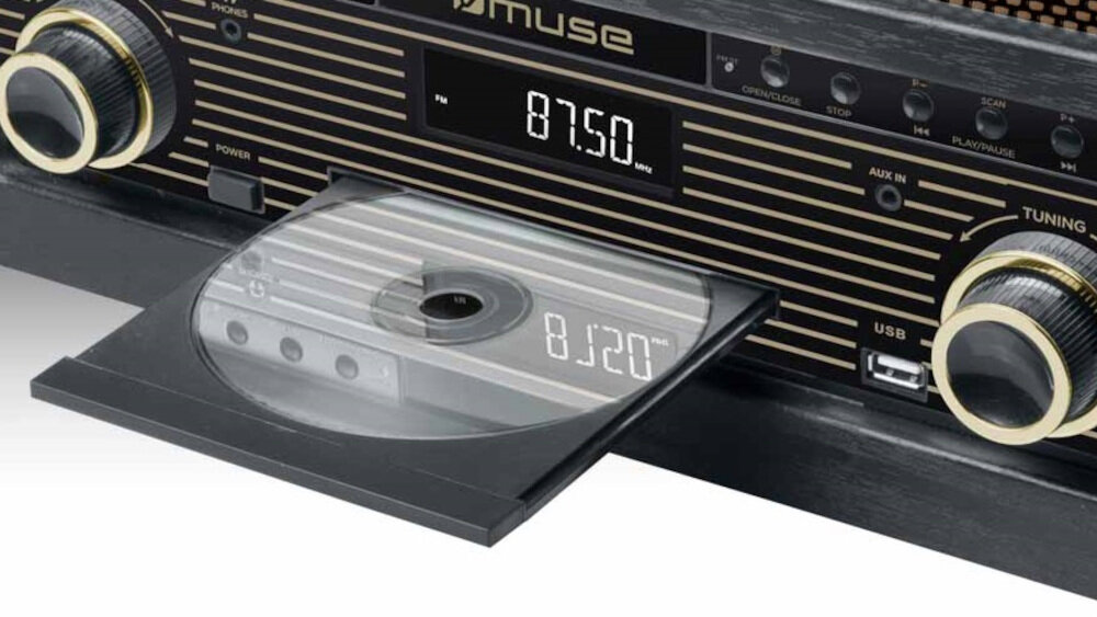 Gramofon MUSE MT-115 - źródła dźwięku