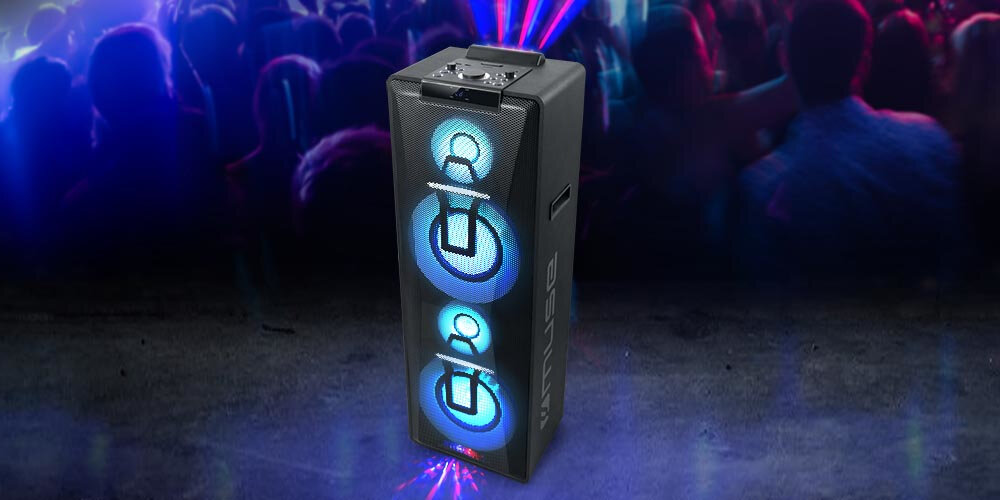 Power audio MUSE M-1990 DJ design konstrukcja