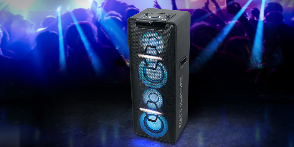 Power audio MUSE M-1950 DJ dźwięki design membrany