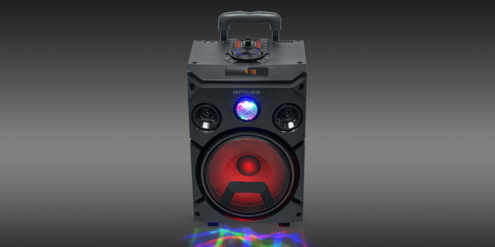 Power audio MUSE M-1915 DJ konstrukcja