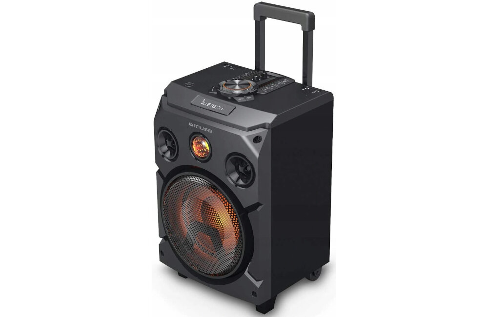 Power audio MUSE M-1915 DJ wymiary złącza moc bateria