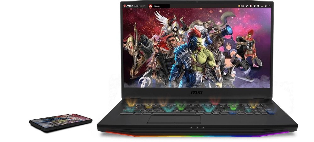 Laptop MSI GT76 Titan - Aplikacja MSI APP Player