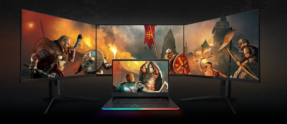MSI GE66 Raider Valhalla - Wąska ramka wyświetlacza