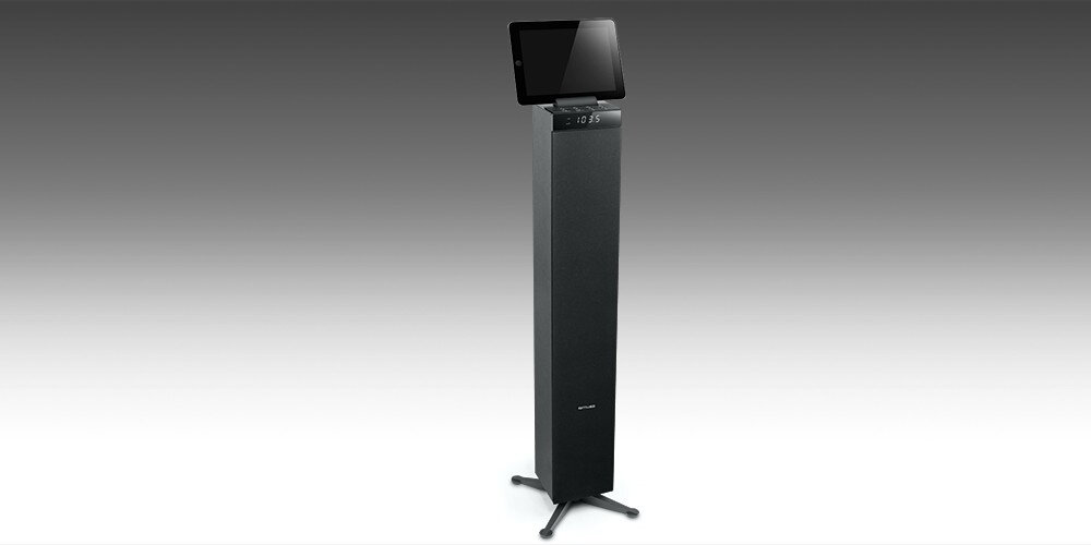 Power audio MUSE M-1280 BT wygląd wykończenie muzyka