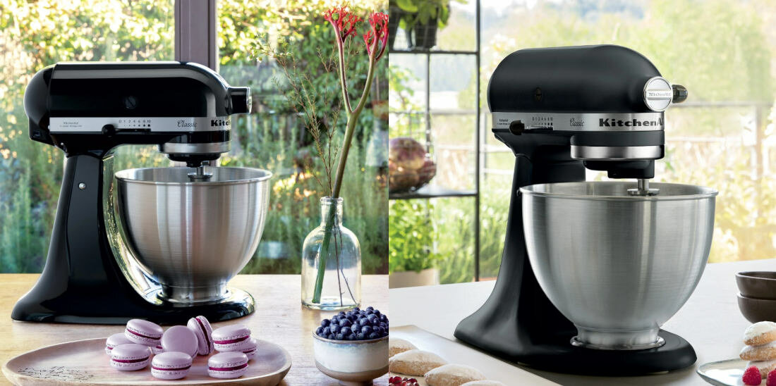 Robot kuchenny KITCHENAID 5K45SSEFW Classic Bialy wykonanie wyglad mistrz swiata mielenie przecieranie walkowanie uzytkowanie