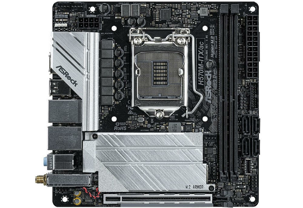 Płyta główna ASROCK H570M-ITX-AC - szybkie zlacza