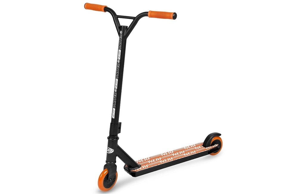Hulajnoga SPOKEY Strike Czarno pomarańczowy Ciekawy design