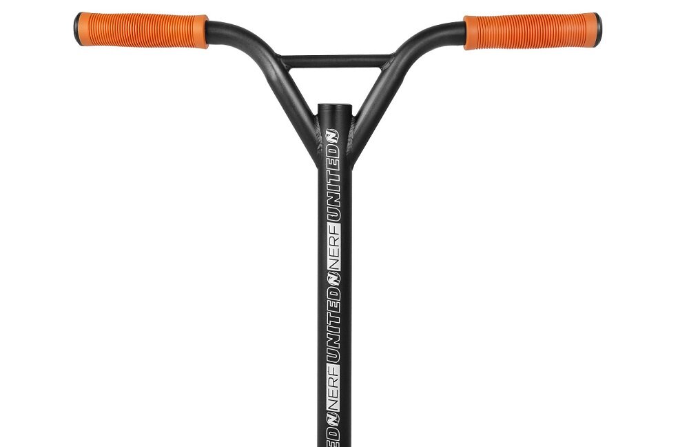 Hulajnoga SPOKEY Strike Czarno pomarańczowy Stalowa kierownica