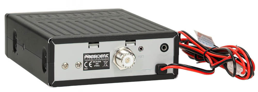 Radio CB PRESIDENT Teddy II ASC VOX - Kompaktowe wymiary