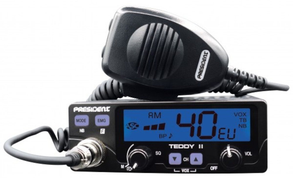 Radio CB PRESIDENT Teddy II ASC VOX - kompatybilność