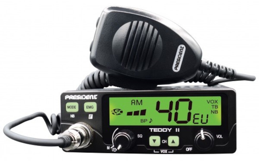 Radio CB PRESIDENT Teddy II ASC VOX - Dodatkowe funkcje
