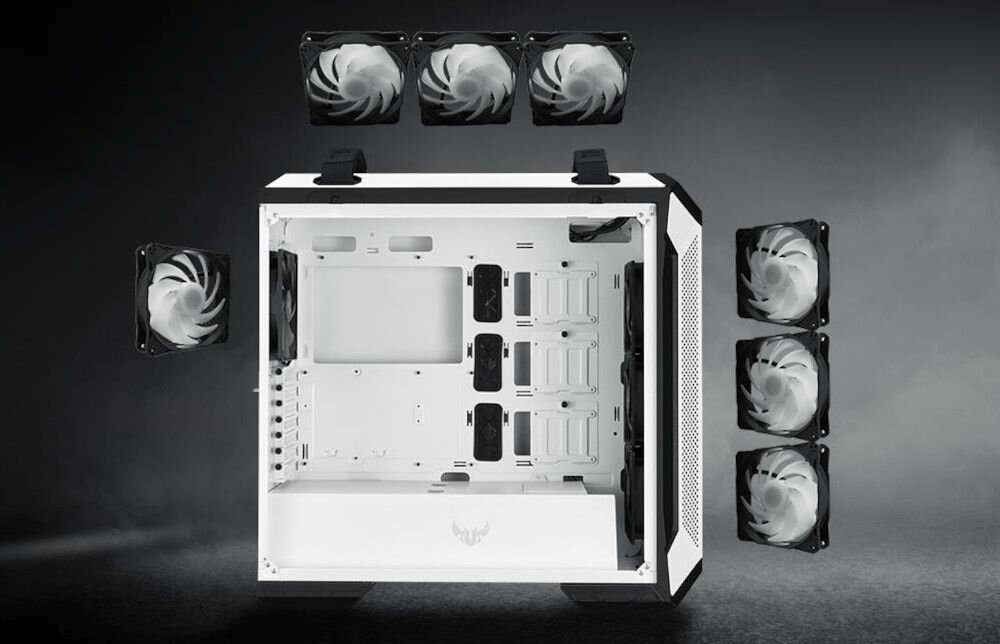 Obudowa ASUS TUF Gaming GT501 - Konstrukcja wentylatorów