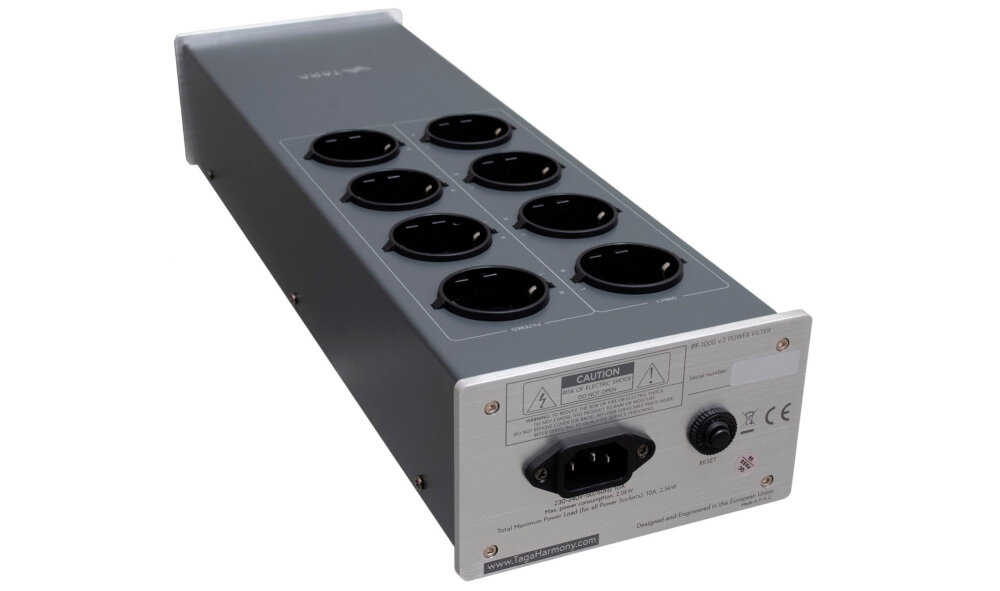 Filtr zasilania TAGA HARMONY PF-1000 V.2 - Kompatybilne z kablem premium