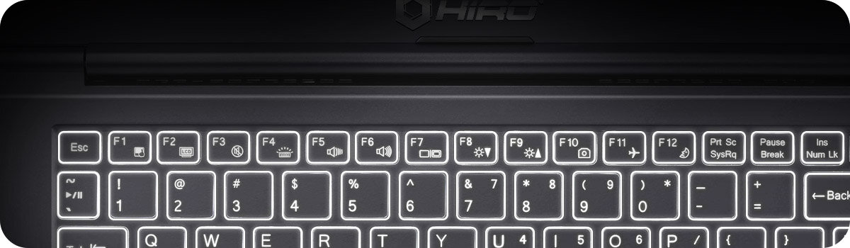 Laptop HIRO B140 - Podświetlana Klawiatura  