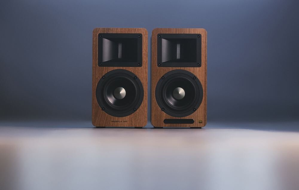 Głośniki EDIFIER Airpulse A80 Orzechowy SYSTEM BRZMIENIE KONSTRUKCJA