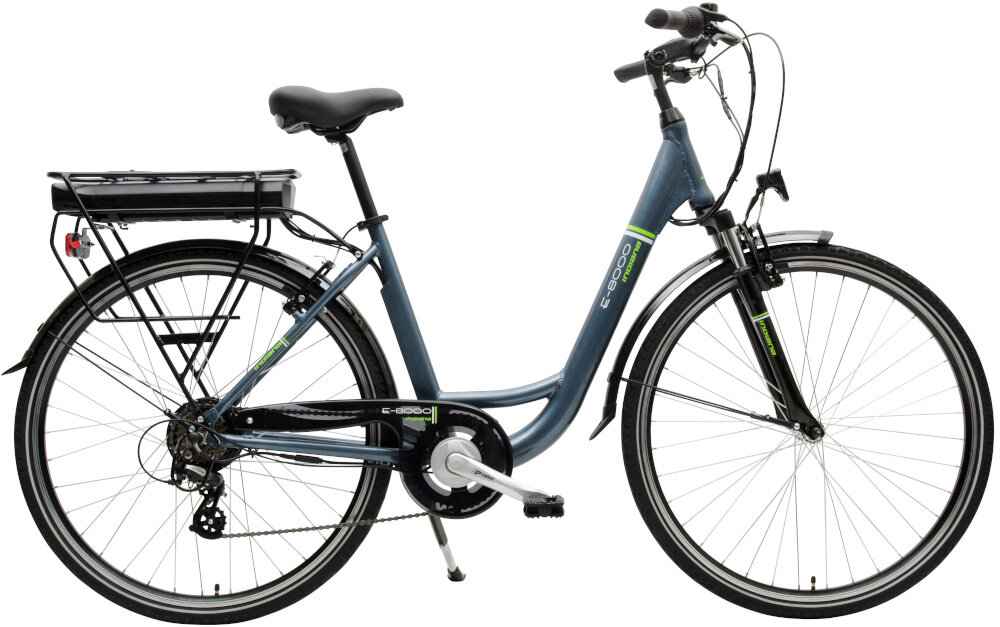 Rower elektryczny INDIANA E8000 D18 niebieski wyglad front