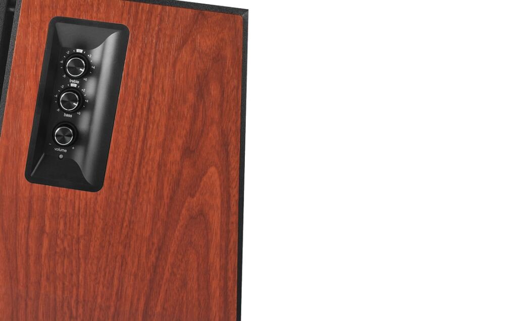 Динамики EDIFIER R1700 BTS, ручки, регулировки, динамики
