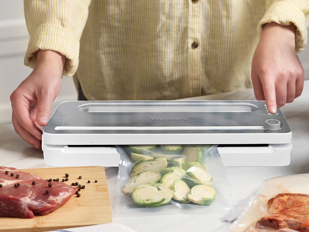 Zgrzewarka próżniowa WEBBER V104-B pakowanie próżniowe, większa swoboda, do różnych produktów