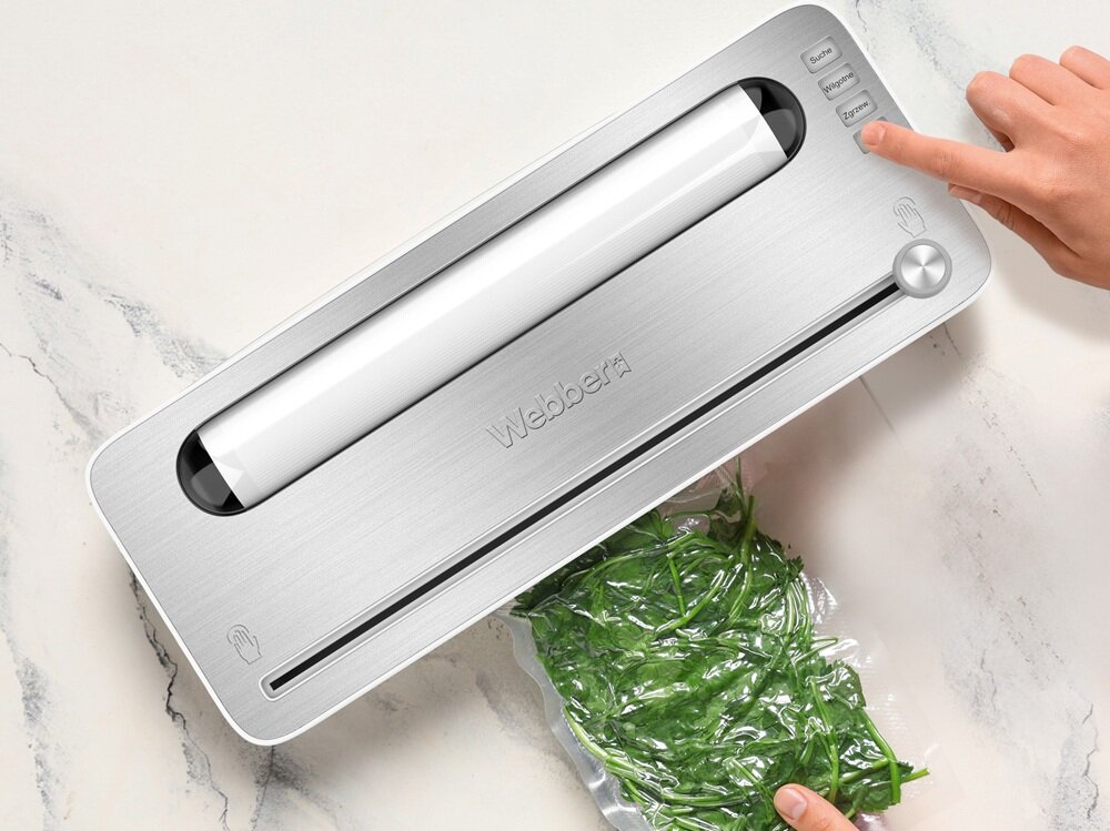 Zgrzewarka próżniowa WEBBER V104-B korek próżniowy, szczelne zamykanie butelek, przy płynnych produktach